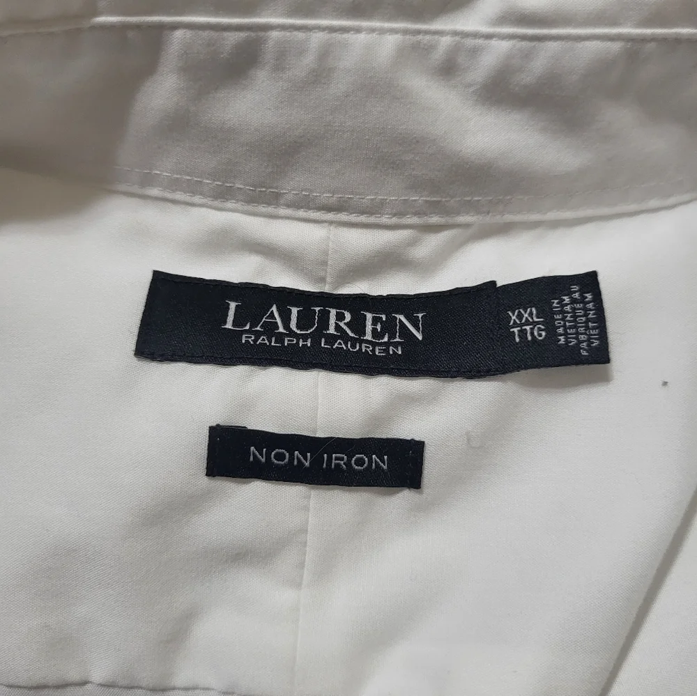 Lauren Ralph Lauren Black Label White Dress Sz XXL - Picture 7 of 7